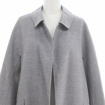 Sマックスマーラ 'S Max Mara アンゴラウール ロングライトコート ステンカラー チェスター アウター 40 杢グレー /MI ■OS レディース_画像5