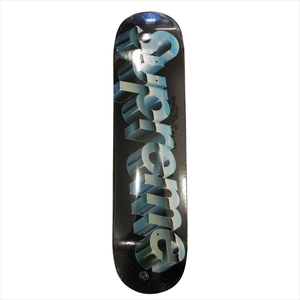 未使用品 20ss シュプリーム SUPREME クロームロゴ デッキ Chrome Logo Skateboard スケートボード スケボー ボックスロゴ 黒 ブラック メ