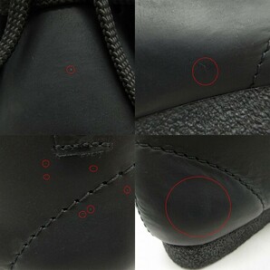 2022年製 クラークス clarks SHACRE BOOT シェイカー ブーツ レザー クレープソール モカシン シューズ 革靴 26cm 黒 ブラック 26159440の画像9