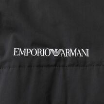 美品 エンポリオアルマーニ EMPORIO ARMANI マウンテンパーカー ジャケット ブルゾン ロゴ 3G1B6 1NCDZ サイズ46 黒 ブラック メンズ_画像6