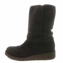 アグ UGG ムートンブーツ 1013428 AMIE アミ US7 24cm 黒 ブラック /☆G レディース_画像2