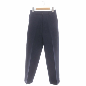 マーカウェア MARKA WARE 22SS FLAT FRONT TROUSERS パンツ センタープレス ジッパーフライ ウール 1 紺 ネイビー /DO ■OS ■AD メンズ