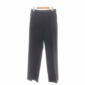 マーカウェア MARKA WARE 24SS FLAT FRONT TROUSERS パンツ ストレート ジッパーフライ ウール 1 黒 ブラック /MI ■OS ■AD レディース