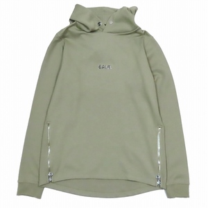 未使用品 ボーラー BALR. Q-SERIES STRAIGHT CLASSIC HOODIE フーディ パーカー スウェット ロゴプレート カットソー プルオーバー M サン