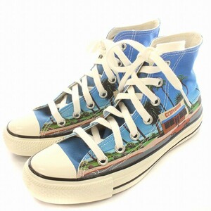 未使用品 コンバース CONVERSE オールスター ALL STAR US HIROSHI NAGAI HI ハイカット US4 23cm 青