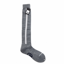 未使用品 CPG GOLF シーピージーゴルフ 1511-22204 KNEE-HIGH SOCKS WITH LAME EMBROIDERY ラメ 刺繍入り ニーハイソックス O GRAY グレー_画像1