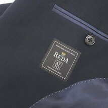 ザ・スーツカンパニー THE SUIT COMPANY ×REDA 196108 ウール テーラードジャケット セットアップ スーツ 165cm 6Drop ネイビー_画像7