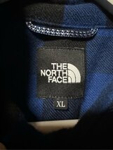 ザノースフェイス THE NORTH FACE チェック柄 長袖シャツ NT26093 XL ブルー トップス メンズ_画像3