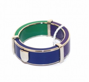 メゾンマルジェラ 11 Maison Margiela 11 Multicolor Enamel Ring マルチカラー エナメルリング 指輪 L 22号 紫 青 緑 SM1UQ0059 /KH ■GY3