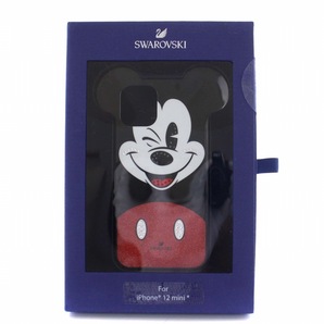 スワロフスキー SWAROVSKI ディズニー disney iPhone12mini ミッキー スマホケース iPhoneケース 黒 ブラック /BM その他の画像8