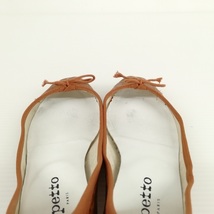 レペット Repetto クロコ型押し チャンキーヒール パンプス バレエシューズ 37 ブラウン レディース_画像8