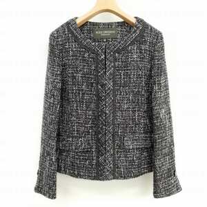  Body Dressing Deluxe BODY DRESSING Deluxe beautiful goods tweed no color jacket 38 black lady's 