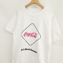 ソフ SOPH. ブリストル Bristol × コカコーラ COCA-COLA BOX LOGO TEE 美品 コラボ ロゴ Tシャツ 半袖 L ホワイト メンズ_画像2