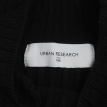 アーバンリサーチ URBAN RESEARCH ハイネックコンパクトリブニット セーター 長袖 ウール F 黒 ブラック UR97-22S003 /BM レディース_画像4