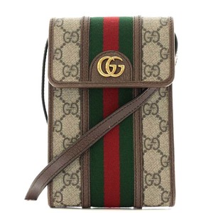 グッチ GUCCI オフィディアGG ショルダーバッグ レザー ベージュ 茶 ブラウン 625757 203887 /AN1 ■OH レディース