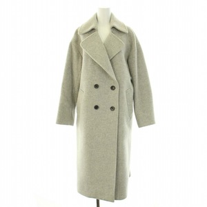  Urban Research URBAN RESEARCH Chesterfield coat double outer long 38 M gray /TK lady's 