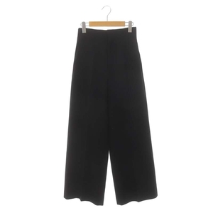 プラージュ Plage 23AW Twill High Waisted パンツ ウール 34 XS 黒 ブラック /SY ■OS レディース