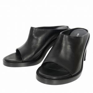 未使用品 アンドゥムルメステール ANN DEMEULEMEESTER 22SS CLARA SANDAL TUXON ヒールサンダル 靴 39 ブラック 黒 2201-W-S05-285-099 国