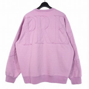 シュプリーム SUPREME 22SS Tonal Applique Crewneck Pale Pink トーナル アップリケ クルーネック スウェット L ピンク メンズ