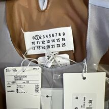 未使用品 メゾンマルジェラ Maison Margiela 22SS ノースリーブ ワンピース Dresses S051-MM FEMALE RTW AVP 36 茶 灰色 ブラウン グレー S_画像5