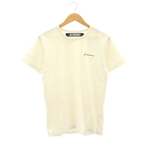 ジャックムス Jacquemus クルーネック Tシャツ カットソー 半袖 コットン M 白 ホワイト /NR ■OS メンズ