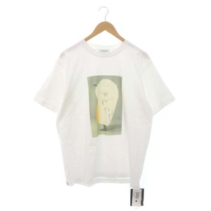 未使用品 ポエットミーツダブワイズ poet meets dubwise 22SS Killiman Jah Low Tシャツ 半袖 コットン F 白 ホワイト /HS ■OS メンズ