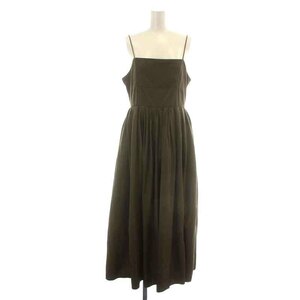  Natural Beauty Basic volume gya The - One-piece Cami One-piece long maxi flair no sleeve M khaki 