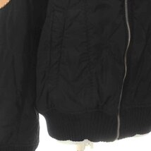ドリスヴァンノッテン キルティングジャケット 中綿ジャケット ブルゾン ジップアップ 切替 オーバーサイズ XS 紺 ネイビー ピンク_画像6