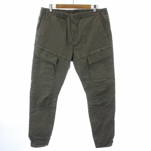 SOPHNET. 20SS FRONT POCKET RIBBED CARGO PANTS フロントポケット カーゴパンツ ミリタリー テーパード ロング XL グレー