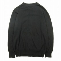 美品 10AW ダブルタップス WTAPS OMEGA SWEATER.BUTTON.WOOL オメガ セーター カーディガン 長袖 ニット ロゴボタン ウール Vネック_画像2