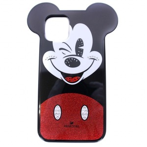 スワロフスキー SWAROVSKI ディズニー disney iPhone12mini ミッキー スマホケース iPhoneケース 黒 ブラック /BM その他