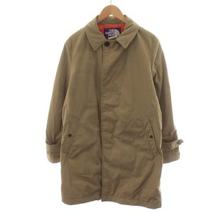 ノースフェイス パープルレーベル THE NORTH FACE PURPLE LABEL PRIMALOFT ステンカラーコート ロング丈 アウター M ベージュ NY2468N