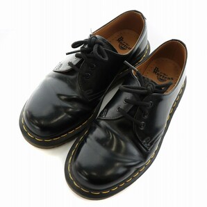 ドクターマーチン DR.MARTENS 3ホールシューズ 革靴 ドレスシューズ レザー UK4 23cm 黒 ブラック 146159-SL77 ■GY01 /MQ レディースの画像1