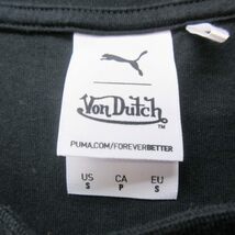 プーマ PUMA × ボンタッチ VonDutch コラボ Tシャツ カットソー ロゴ プリント 半袖 黒 ブラック S RG2 0227 メンズ_画像5