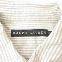 ラルフローレン RALPH LAUREN BDシャツ ボタンダウンシャツ ストライプ 長袖 青 ブルー系 3f 約M ■GY09 メンズ_画像3