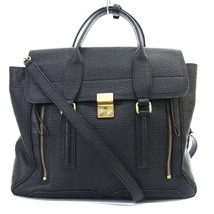 3.1 フィリップリム 3.1 phillip lim PASHLI トートバッグ ショルダーバッグ 2way 斜め掛け レザー 黒 ブラック AC00-0221SKC_画像1