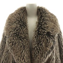 シンクファー THINK FUR エコファーコート ロング丈 アウター F グレー 茶 ブラウン /AN5 レディース_画像7