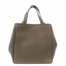 セリーヌ CELINE フォールド カバ スモール SMALL FOLDED CABAS ショルダーバッグ ハンドバッグ 2way レザー 茶 ブラウン /YI7 ■OH レディ_画像2