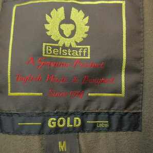 ベルスタッフ Belstaff ゴールドレーベル GOLD LABEL カウレザー ライダース ジャケット 革ジャン ヴィンテージ加工 シングル 赤 白 Mの画像9