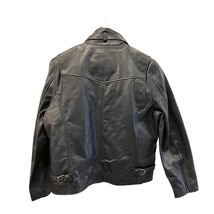 リューグーレザーズ liugoo leather 近年 ライダースジャケット シングル ライナー付き ブルゾン LL 黒 ブラック メンズ_画像2