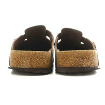 ビルケンシュトック BIRKENSTOCK ボストン BOSTON サボサンダル ベルト レザー 41 26.5cm 茶 ブラウン 0860131 /NW40 メンズ_画像5