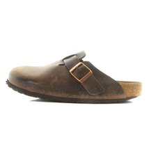 ビルケンシュトック BIRKENSTOCK ボストン BOSTON サボサンダル ベルト レザー 41 26.5cm 茶 ブラウン 0860131 /NW40 メンズ_画像2