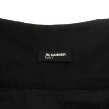 ジルサンダー JIL SANDER NAVY プリーツスカート ひざ丈 変形 32 XS 紺 ネイビー /KQ レディース_画像4