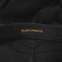 ヌーディージーンズ nudie jeans デニムパンツ ジーンズ ボタンフライ W29 L32 S 黒 ブラック /NW5 メンズ_画像7