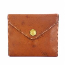 ダブルアールエル RRL Ralph Lauren DOUBLE RL LEATHER ENVELOPE WALLET 二つ折り財布 レザー 茶 ブラウン /KH メンズ_画像1