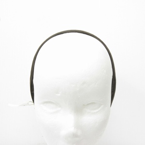 未使用品 ザヘアバートウキョウ NARROW VELVET HEADBAND ヘアバンド カチューシャ 茶 ブラウン ■122 レディース