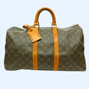 ルイヴィトン LOUIS VUITTON ヴィンテージ MALLETIER ボストンバッグ キーポル45 トラベルバッグ モノグラム M41428 ブラウン系 ■WY