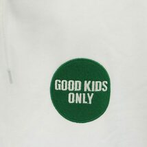 A FEW GOOD KIDS アフューグッドキッズ ZIPパーカー ワッペン M 白 ホワイト 緑 グリーン /AN34 メンズ_画像6