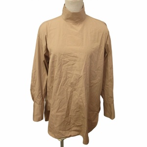 ire-vuYLEVE close year of model tunic blouse 168-8250050 long sleeve beige 1 S size 0310 STK lady's 