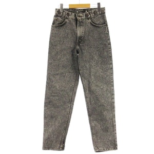 リーバイス Levi's デニムパンツ ジーンズ ケミカルウォッシュ ボタン裏581 グレー W23 L30 ■ECS レディース